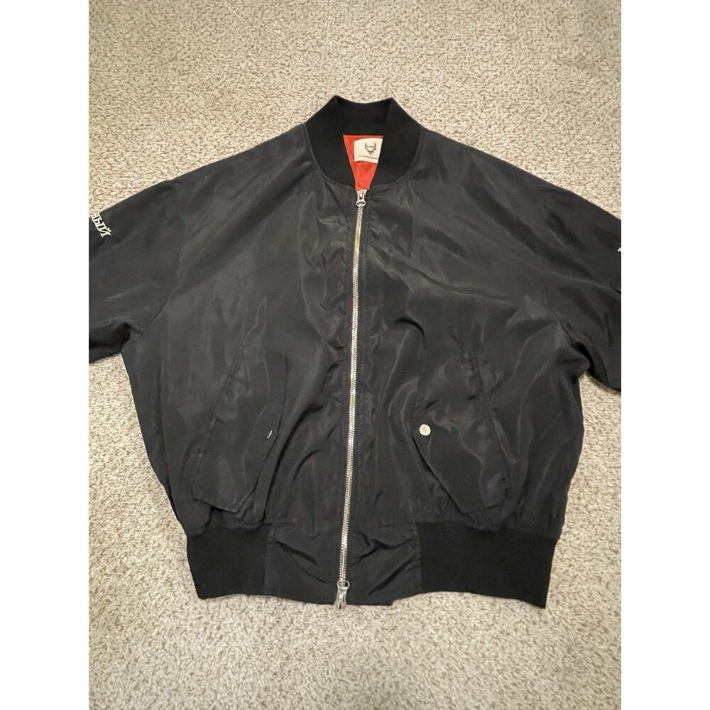 Vintage Japanese Oversized G.V.G.V MA-1 Bomber Jacket Sz XXL by designer MUG - Picture 3 of 9
